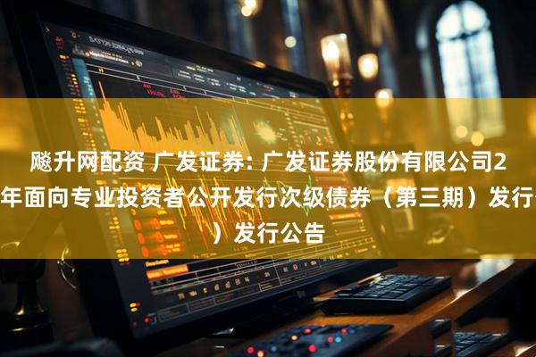 飚升网配资 广发证券: 广发证券股份有限公司2025年面向专业投资者公开发行次级债券（第三期）发行公告